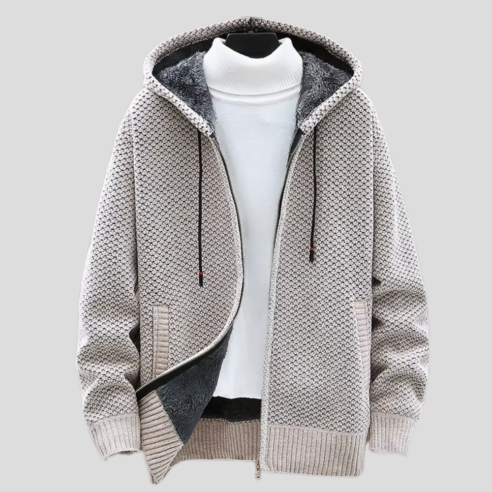 Nolan | Oslo Knit Zip Hoodie