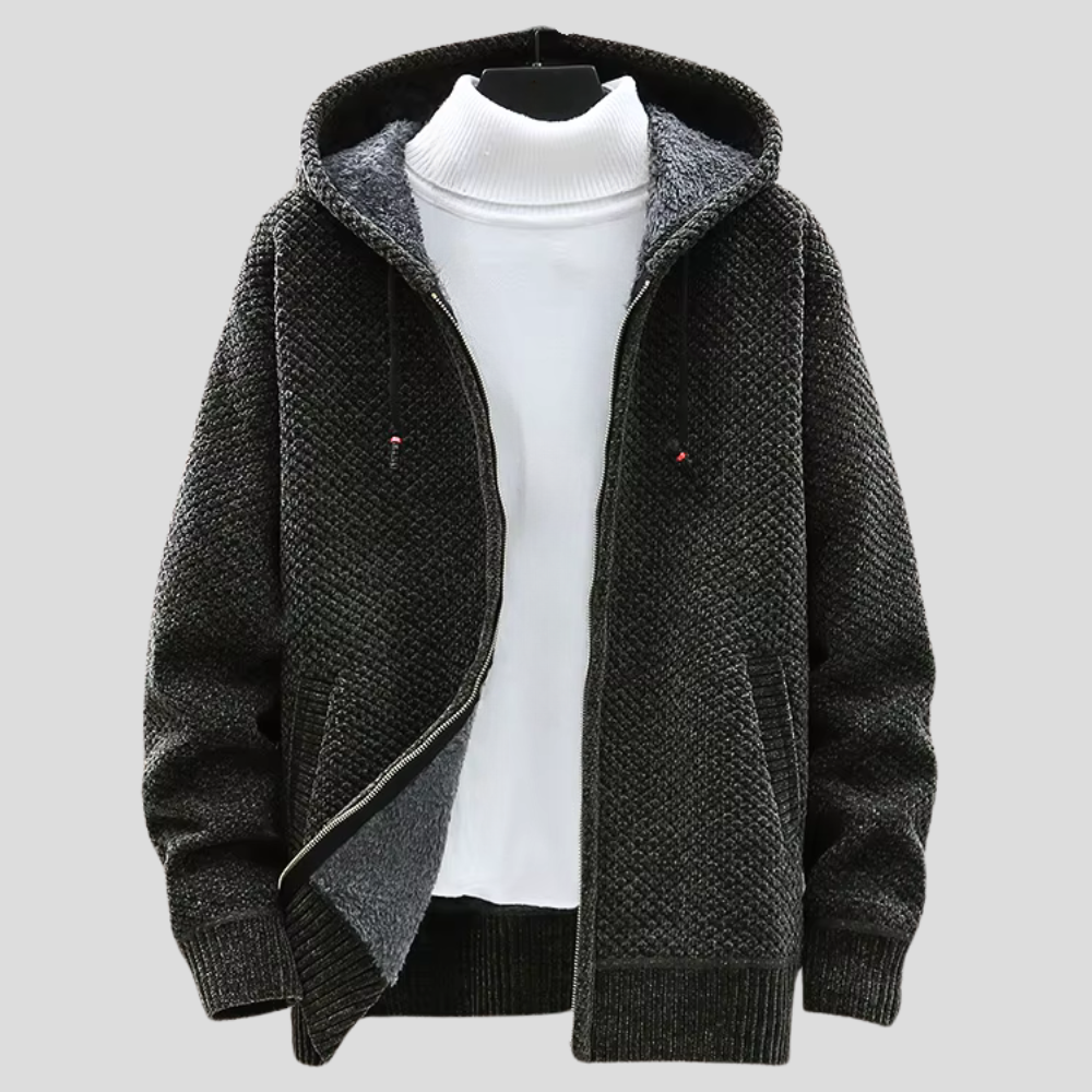 Nolan | Oslo Knit Zip Hoodie