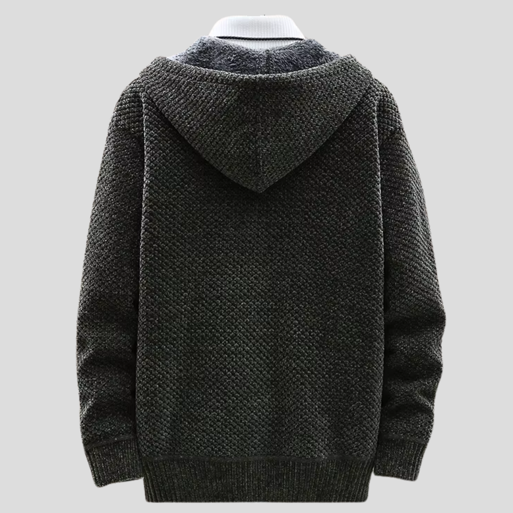 Nolan | Oslo Knit Zip Hoodie