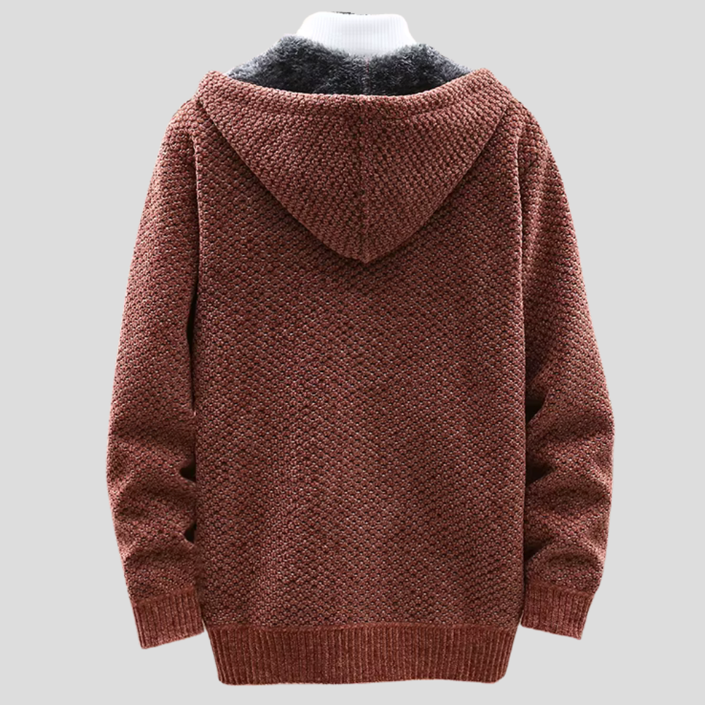 Nolan | Oslo Knit Zip Hoodie