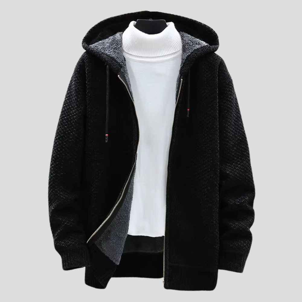 Nolan | Oslo Knit Zip Hoodie