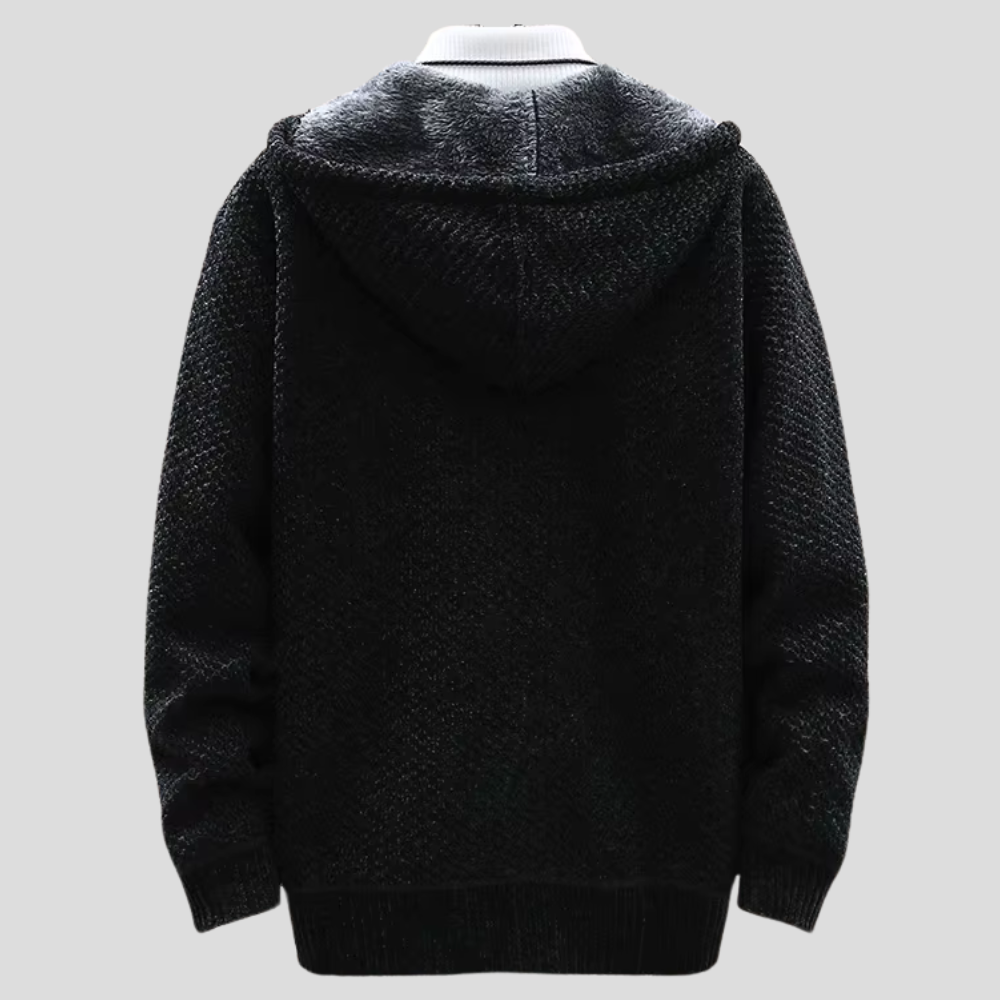 Nolan | Oslo Knit Zip Hoodie