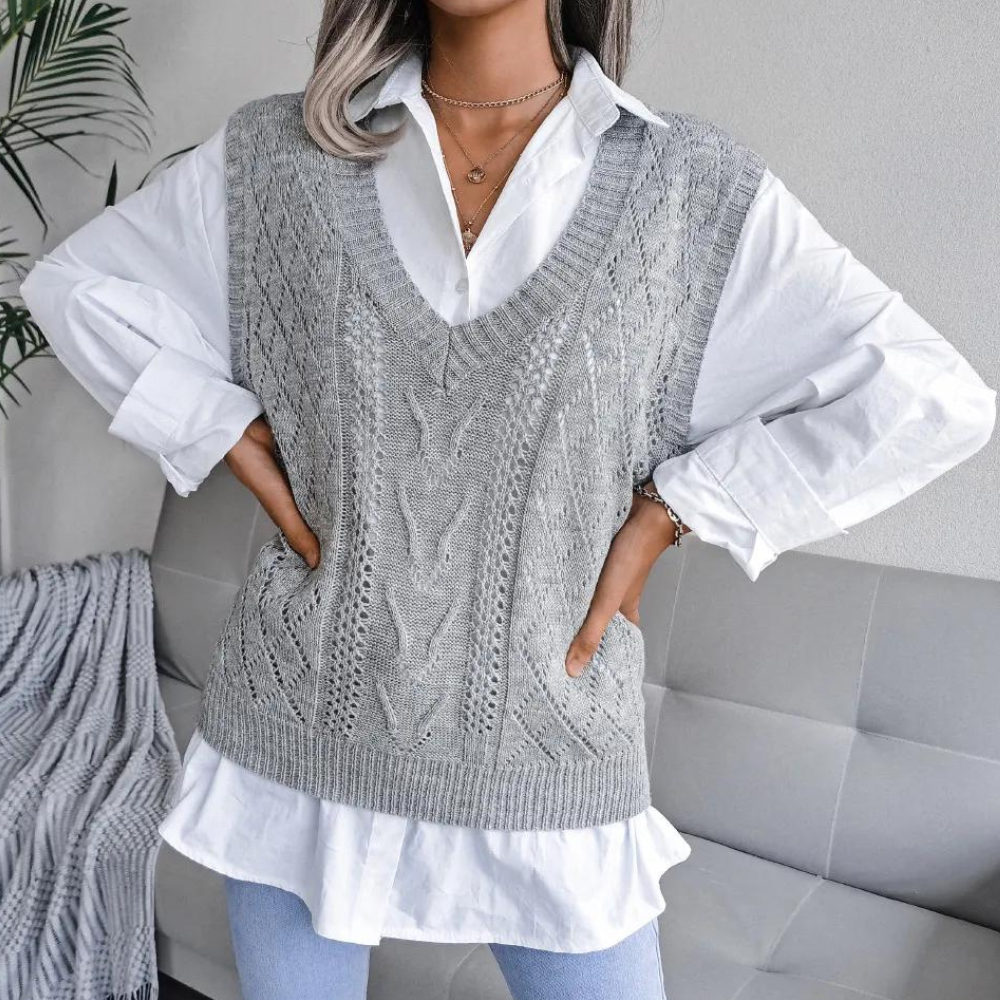 Aria | Mouwloze trui voor dames