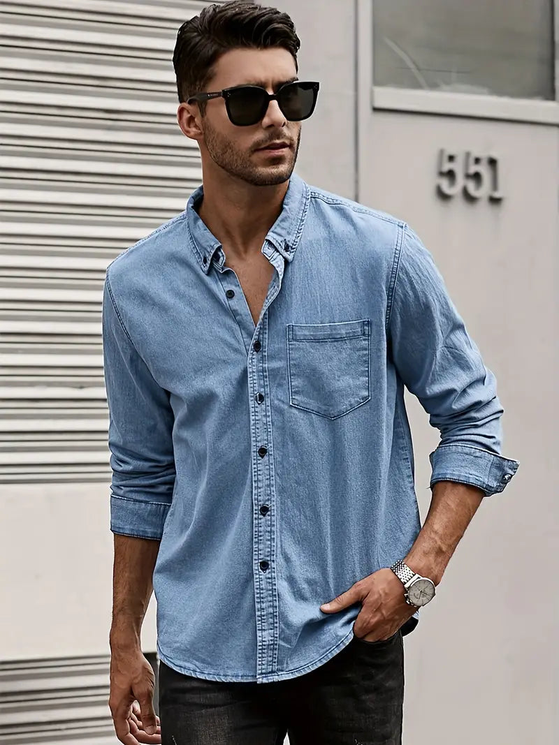 Marius | Denim Overhemd