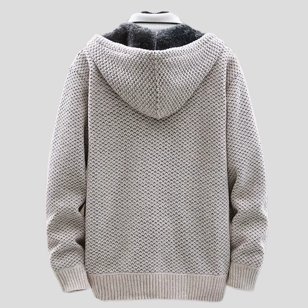 Nolan | Oslo Knit Zip Hoodie