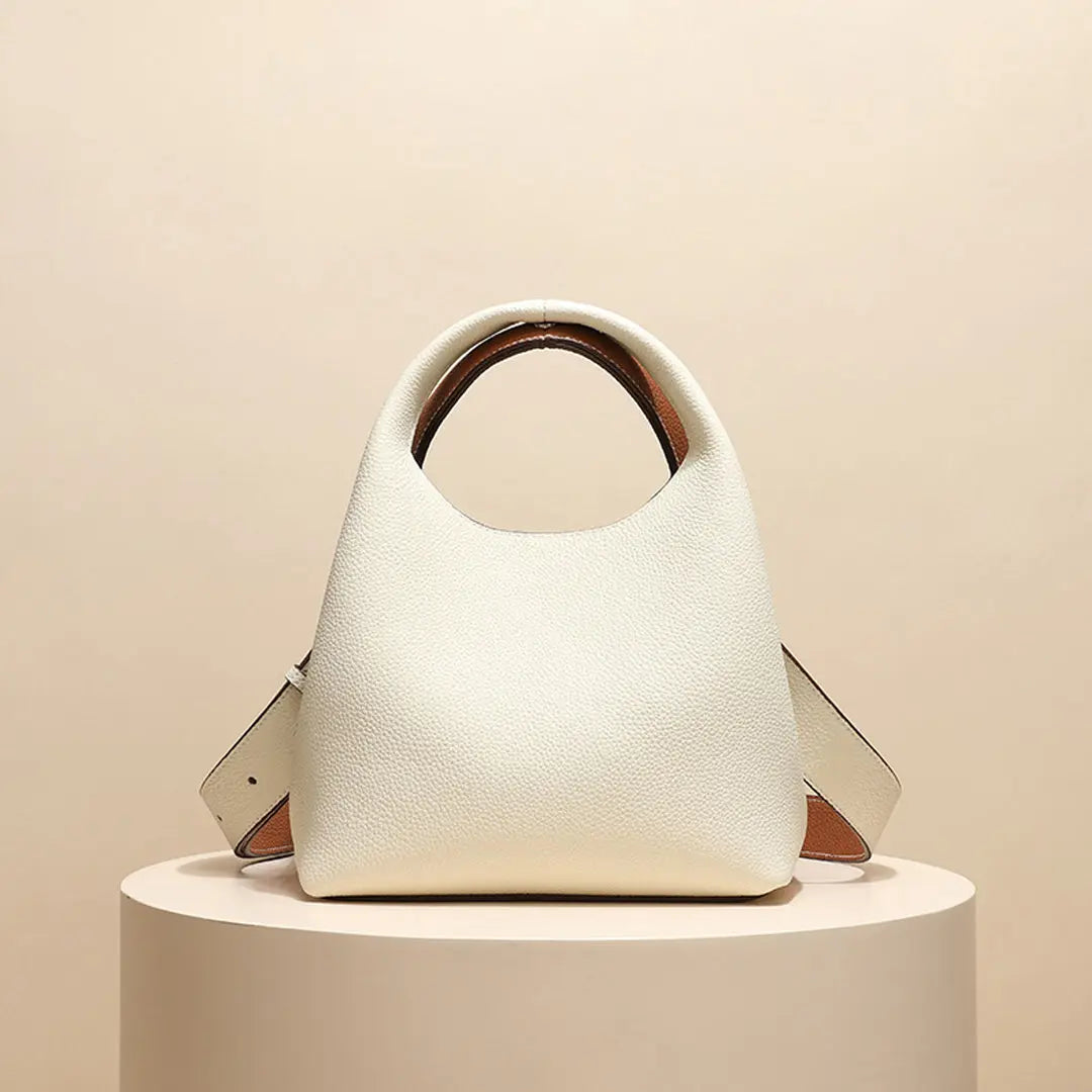 Diva Bag | Eenvoudige Luxe Retro Echt Leren Tas voor Dames
