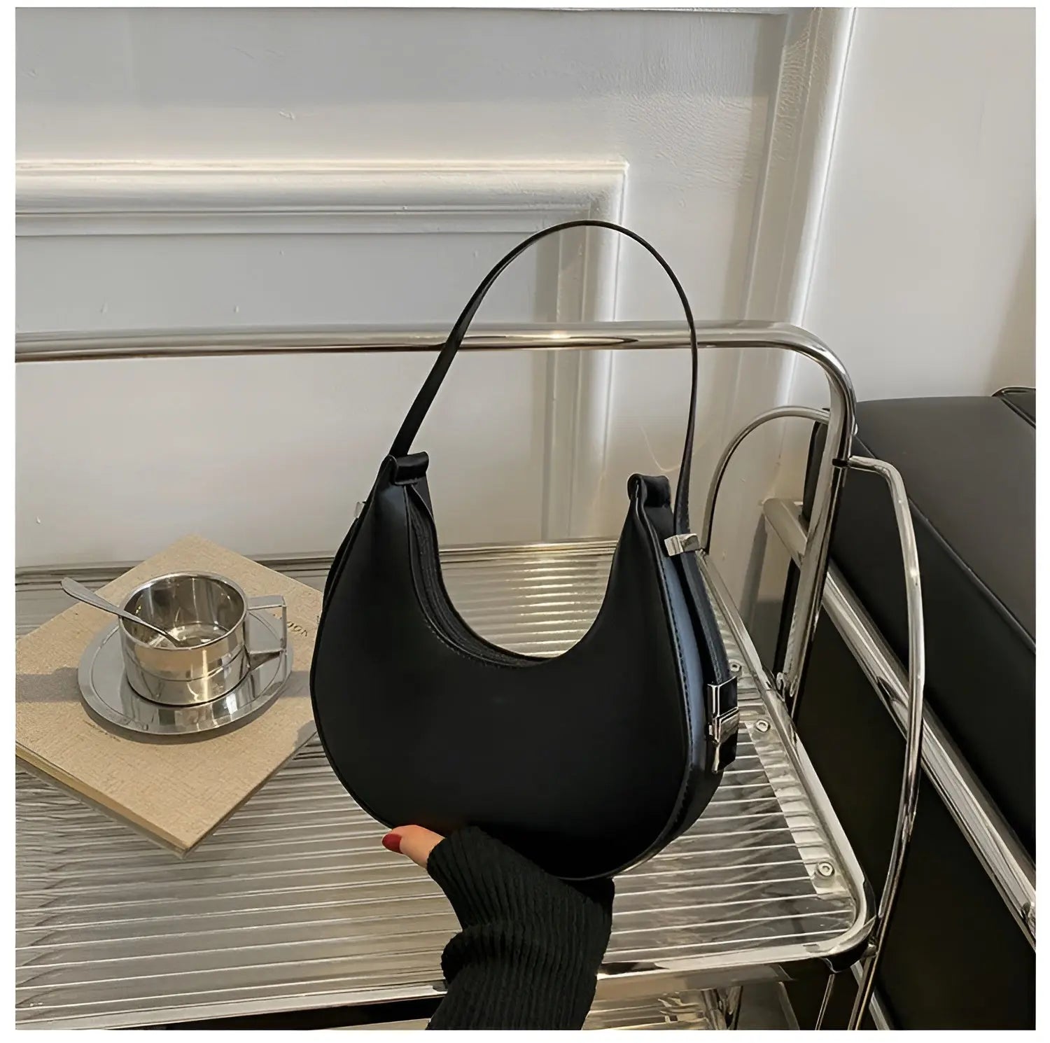 Delisha Bag | Modieuze schoudertas Van Veganistisch Leer Voor Vrouwen