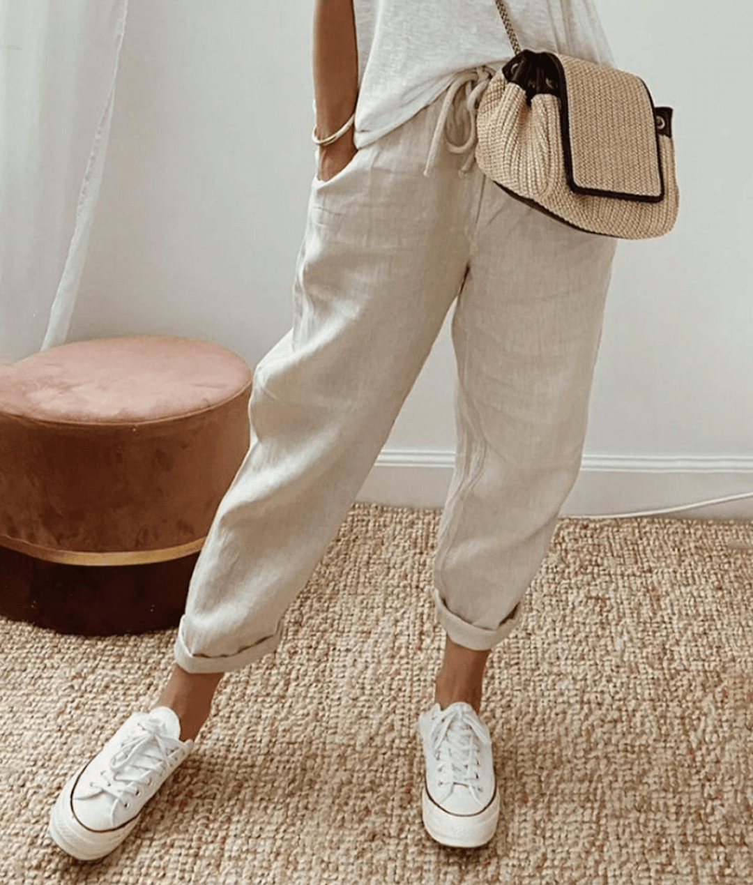 Yula™ | Elegante katoen-linnen broek (1+1 GRATIS)
